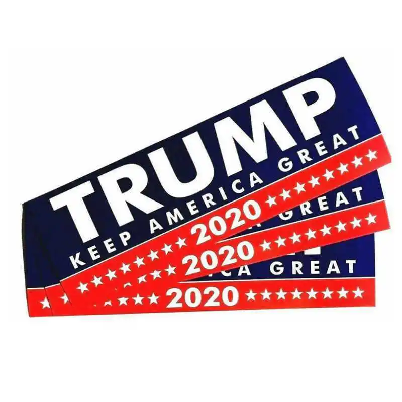 Новый 10 шт Дональд Трамп для президента 2020 бампер стикер держать сделать Америку