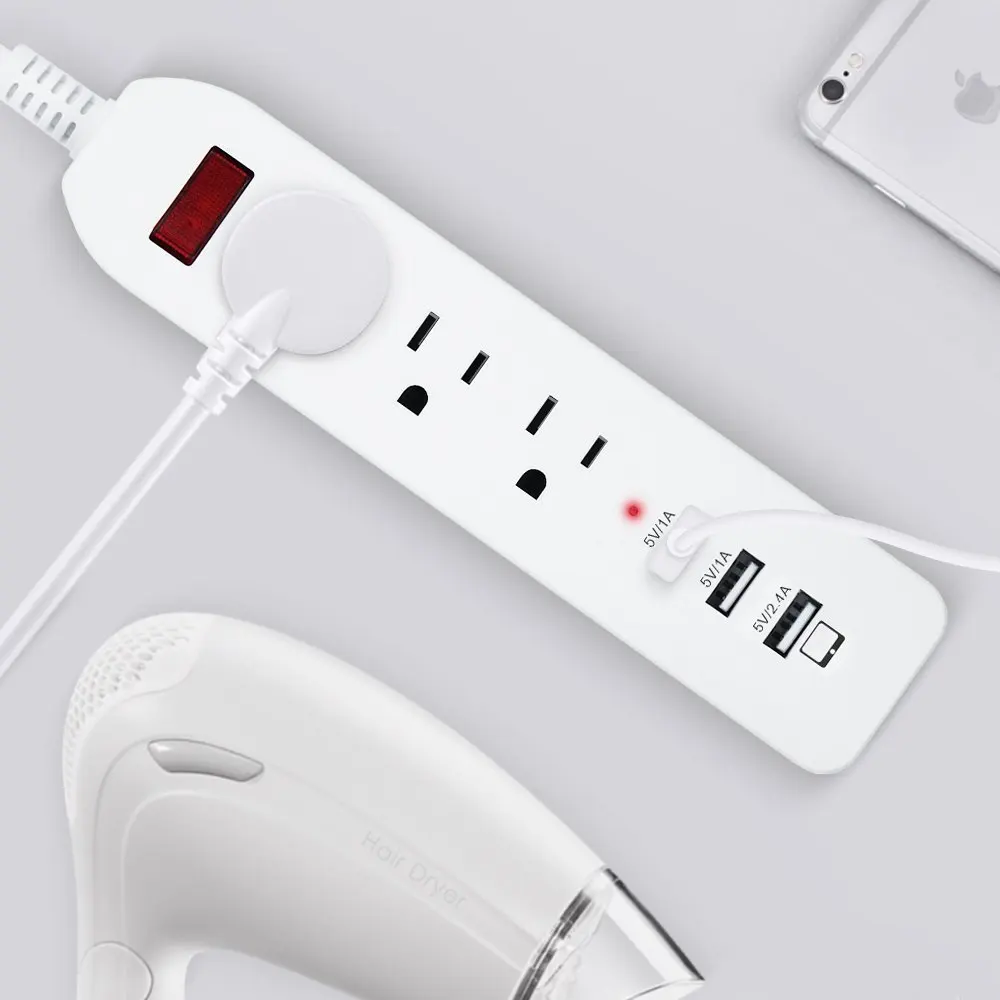 Несколько Мощность полосы Стабилизатор напряжения 3AC США Электрический штекер