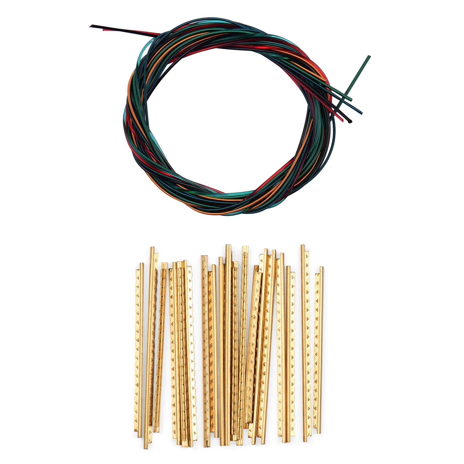 6 шт Разноцветные нейлоновые Классические гитарные струны с 21 шт. жгут проводов