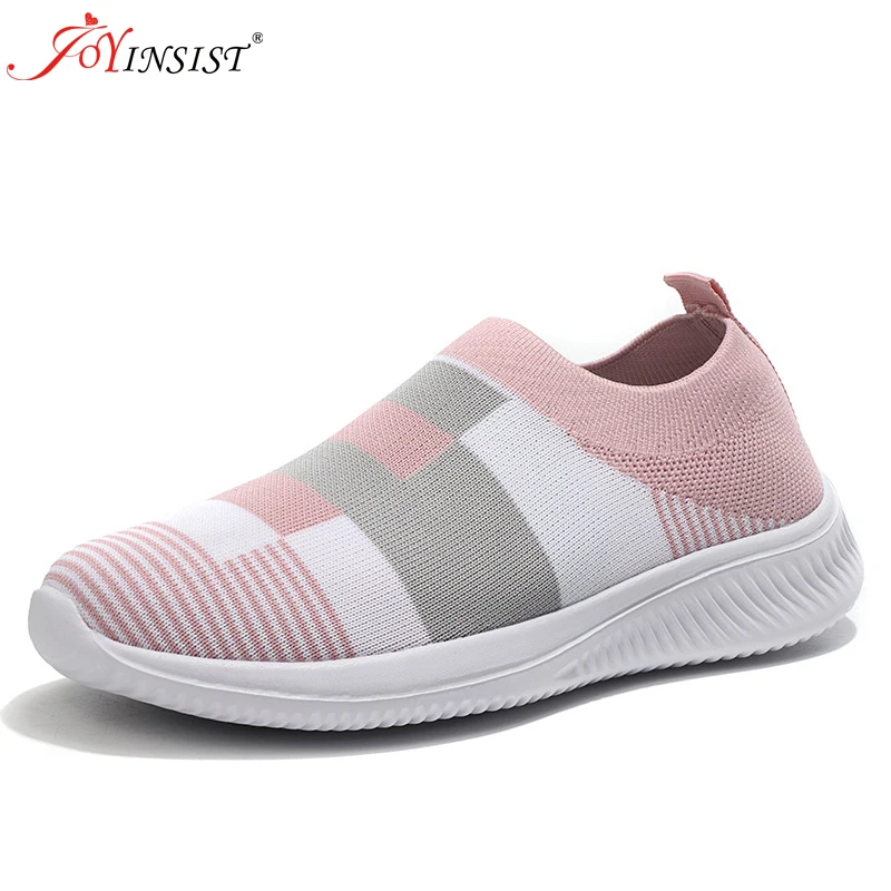 2022 New Fashion Sneakers Women Shoes Breathable Mesh Slip-on Flat Shoes New Arrival Women  Loafers Shoes High Quality
