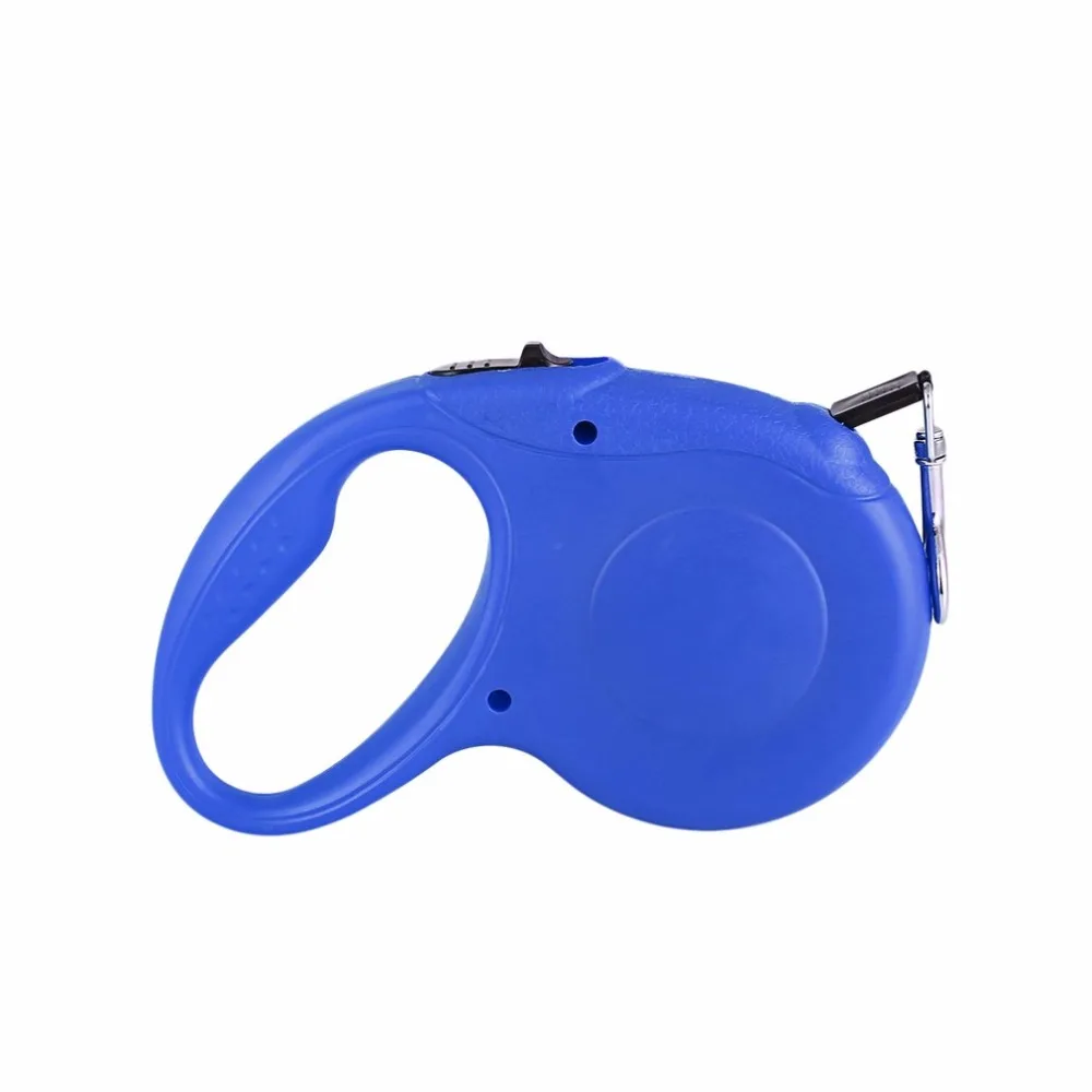5M 16.5ft 33lbs Automatic Retractable Dog Leash Pet Dog Cat Solid Leash Chain Telescopic Pet Tractor Traction Rope