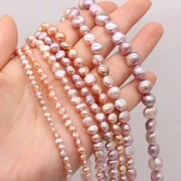 natural freshwater pink purple two sided light pearl beads for diy necklace bracelet jewelry making for women jewelry gift