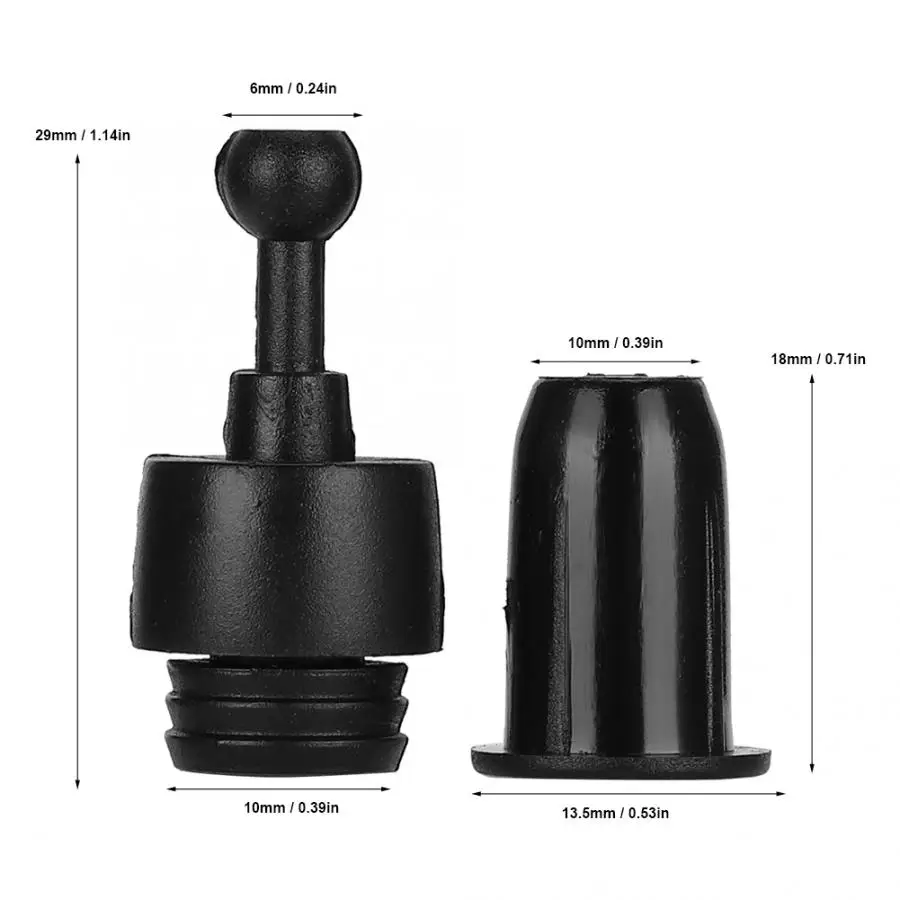 10 пар Пыленепроницаемая пластиковая сетчатая Кнопка крепления для мини-динамика