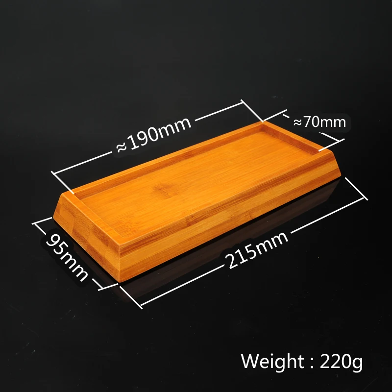 Нескользящая бамбуковая основа двухсторонний точильный брус для ножей кухонные
