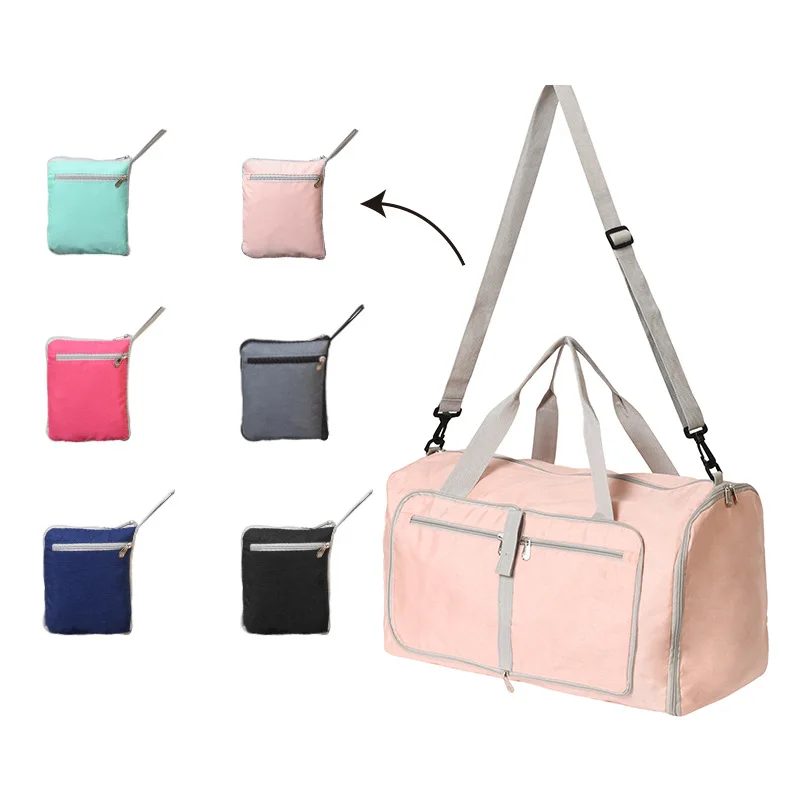 

Fashion Travel Folding Portable Men Women Tote Waterproof Casual Travel Duffle Bag Luggage Weekend Sport Fitness Bag