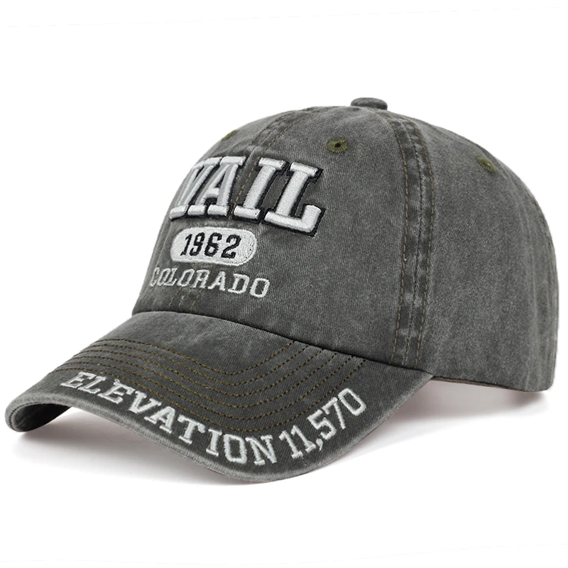 

Тертые хлопковые кепки, головной убор в хип-хоп стиле Модные Вейл с нашивкой в виде надписи "регулируемая бейсболка шляпа от солнца, хлопок С...