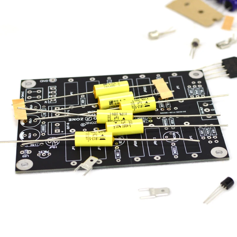 MM MC Dual-TVV-46 полностью дискретный голосовой фоно HiFi Предварительный усилитель DIY Kit