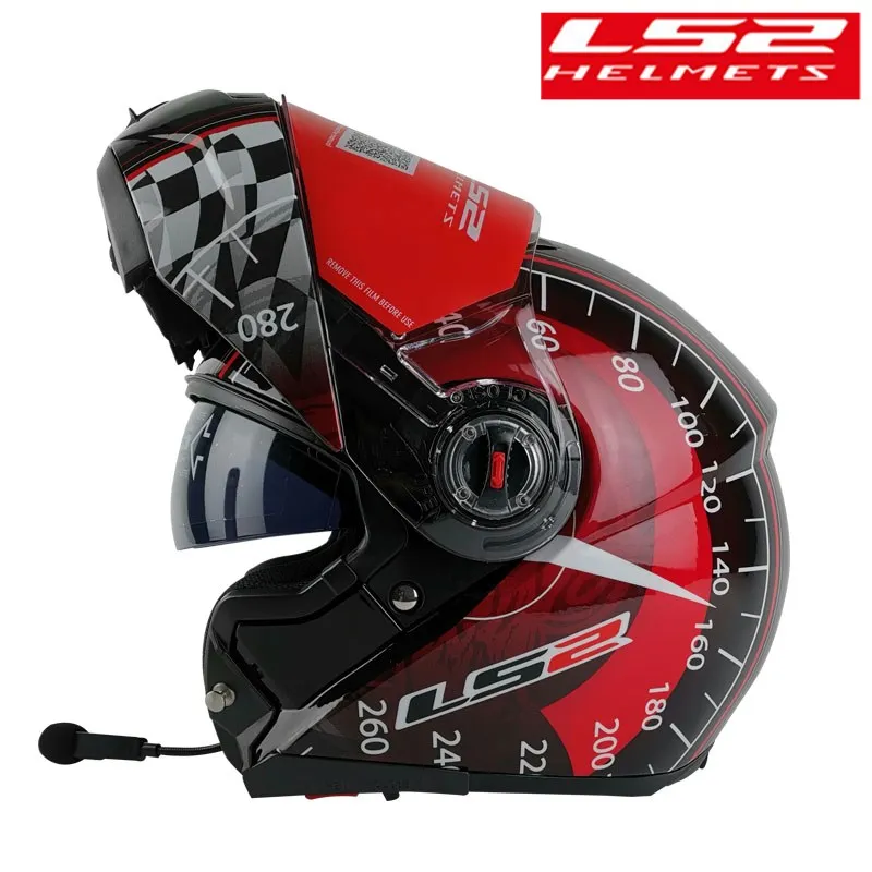 Модульный мотоциклетный шлем LS2 FF370 с Bluetooth гарнитура откидная kask capacete ls2 Racing handfree