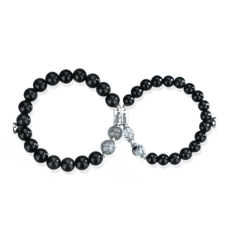 

The lovers and attraction bracelets female silver creative bunch of small adorn article