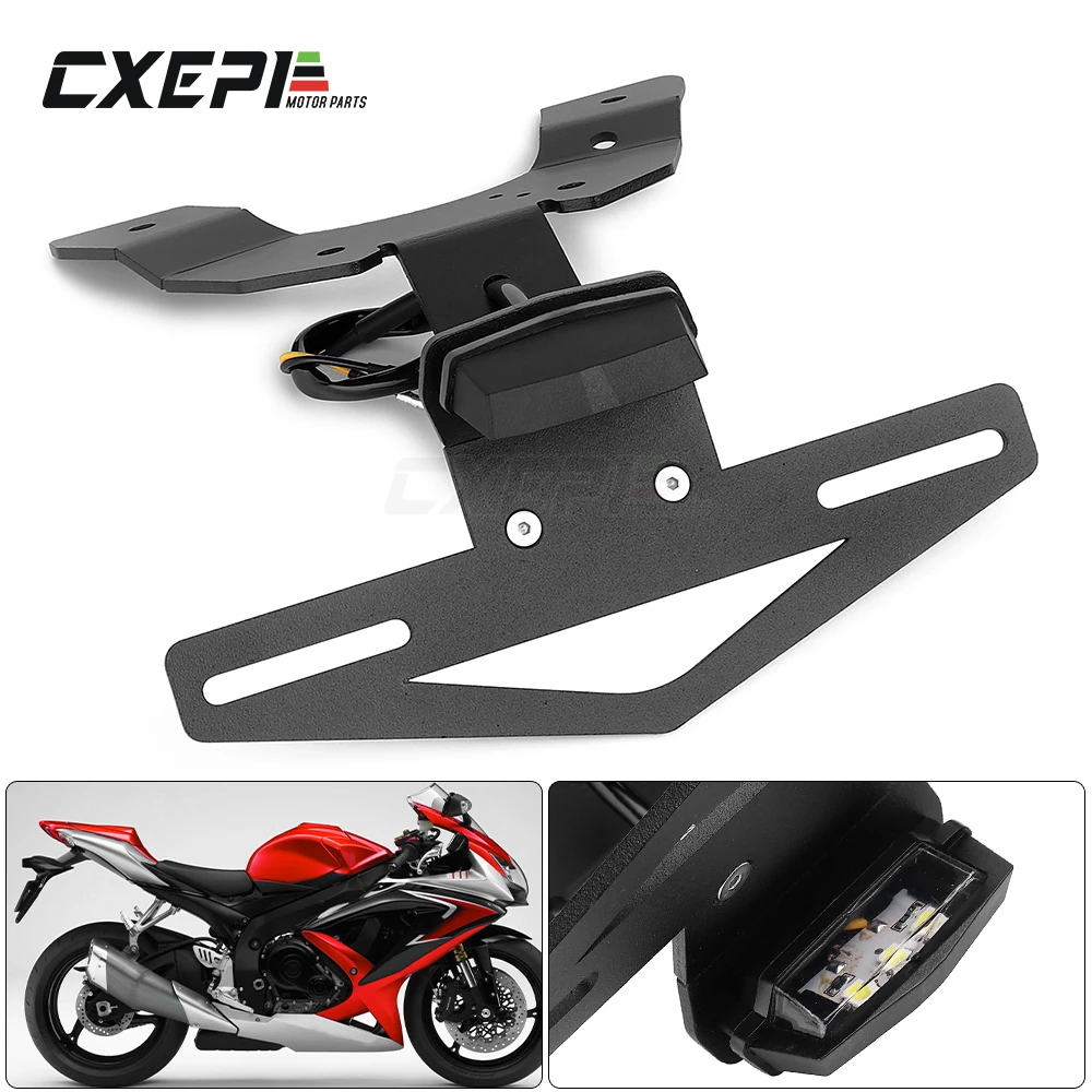 

For Suzuki GSXR600 GSXR750 GSXR 600 750 2011-2019 Motorcycle License Plate Holder Bracket Rear Tail Tidy Fender Eliminator