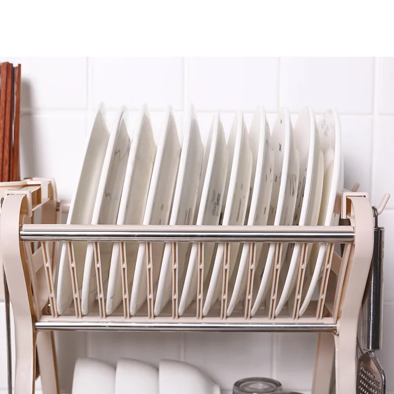 Кухонная сушилка для посуды пластиковый органайзер столовых приборов кухонного