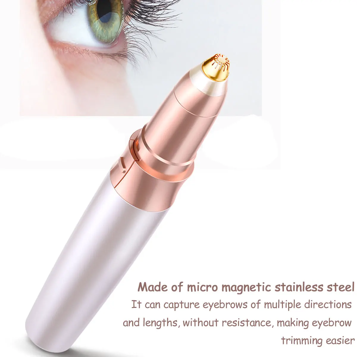 Портативный мини электрический триммер для бровей бритва губ и лица эпилятор