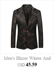 Men's Korean Velvet Blazer Winter Autunm New Fashion Charm Men Casual Fit Slim Suit One Button Business Coat Jacket Solid Blouse