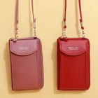 Женский многофункциональный кошелек из искусственной кожи с диагональю