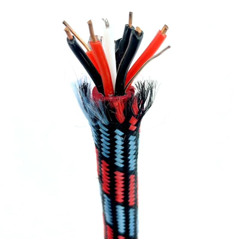 

HiFi Speaker Wire Pure Copper + Tin + Braid Shielded Bulk Audio Cable