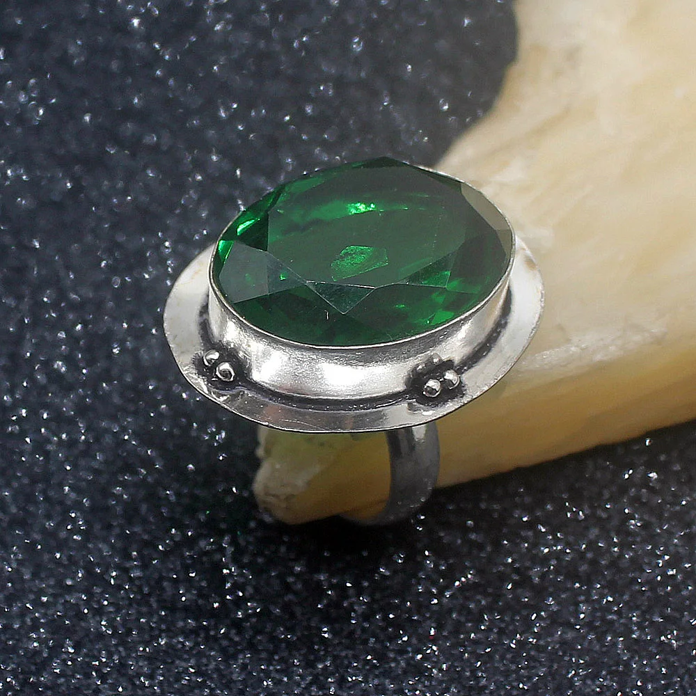 Кольцо женское, овальное, серебристого цвета, Размер 7, HD409