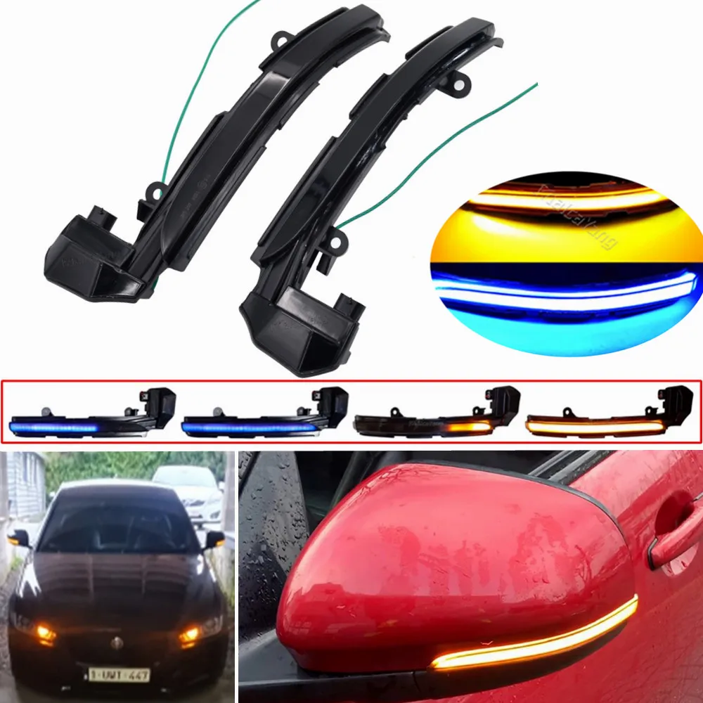 

LED Dynamic Turn Signal Light For Jaguar XE XF XJ F-TYPE XK XKR I-PACE X760 X351 Side Mirror Sequential Lamp Indicator Blinker