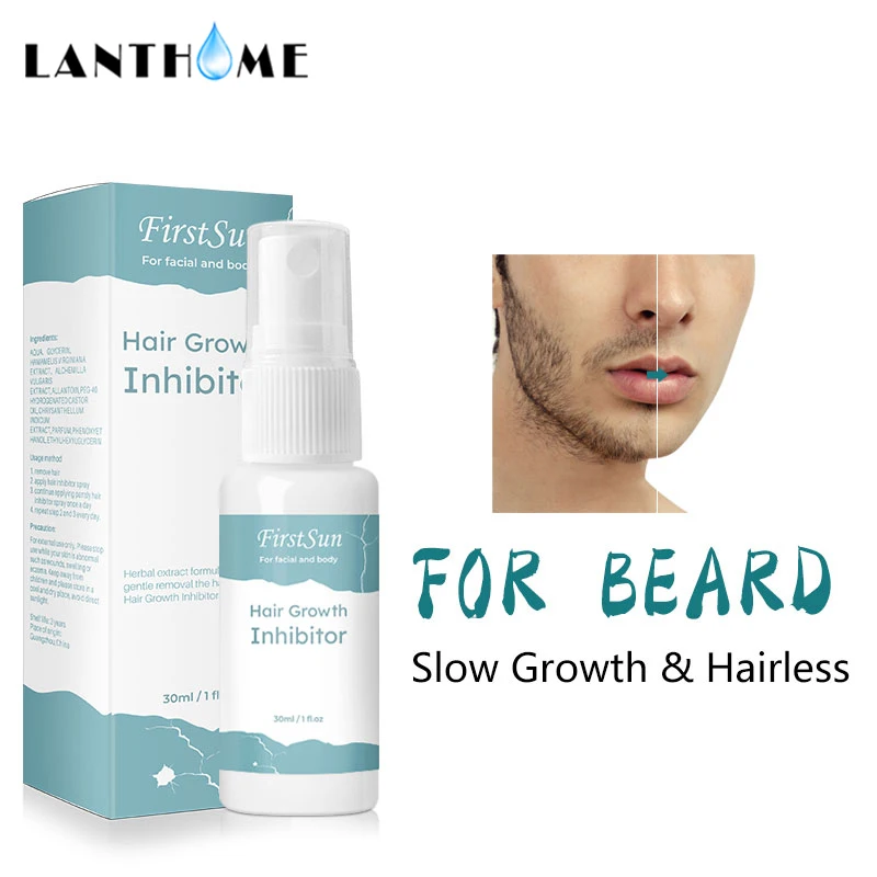 30 мл волос спрей для удаление ингибитора сыворотка-спрей бороды бикини интимной