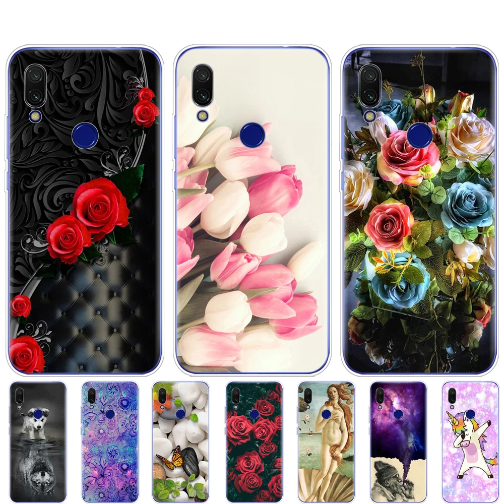 Силиконовый чехол для xiaomi redmi 7 мягкий ТПУ 6 26 дюймов snapdragon 632 модель fundas бампер |