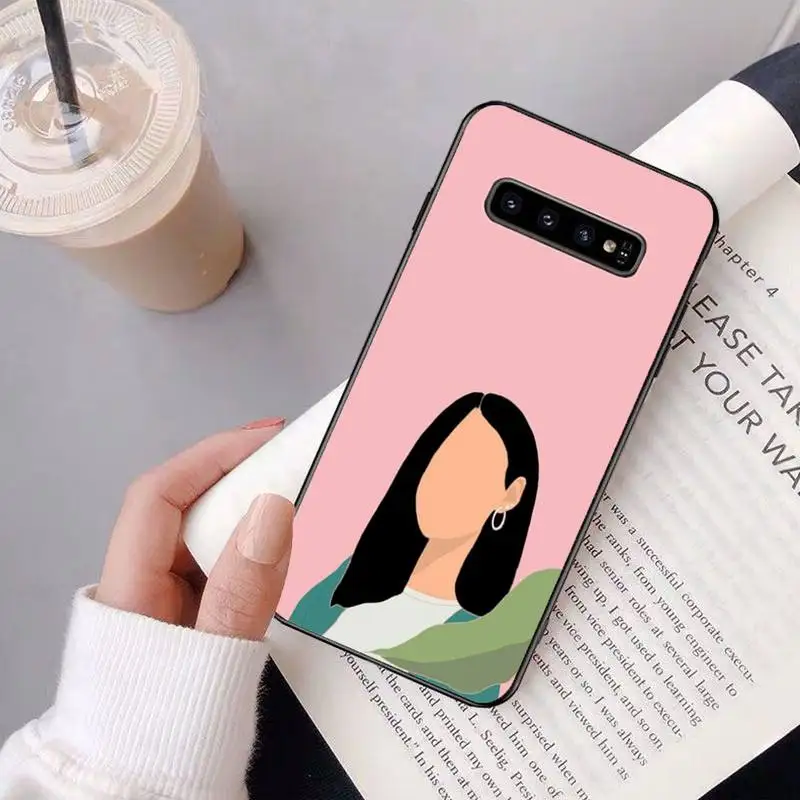 

The Faceless Woman Luxury Brand Case Phone Case Back Shell For Samsung Galaxy S8 S9 S10e S20 PLUS J6 J600 Cases Cover