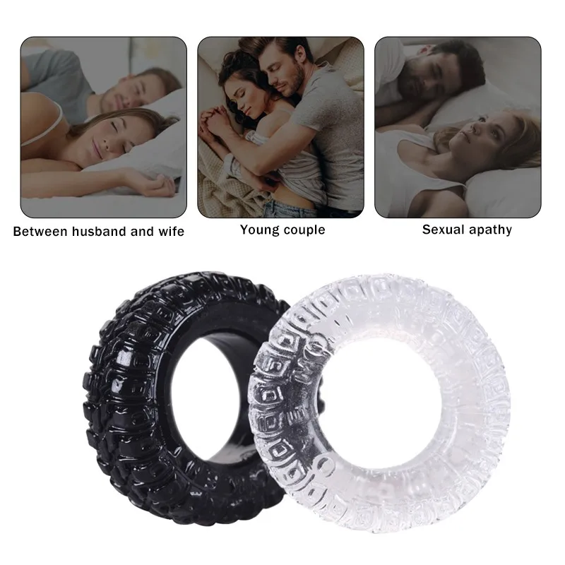 2 шт./компл. Силиконовое кольцо для мужского пениса Мастурбация многоразовые