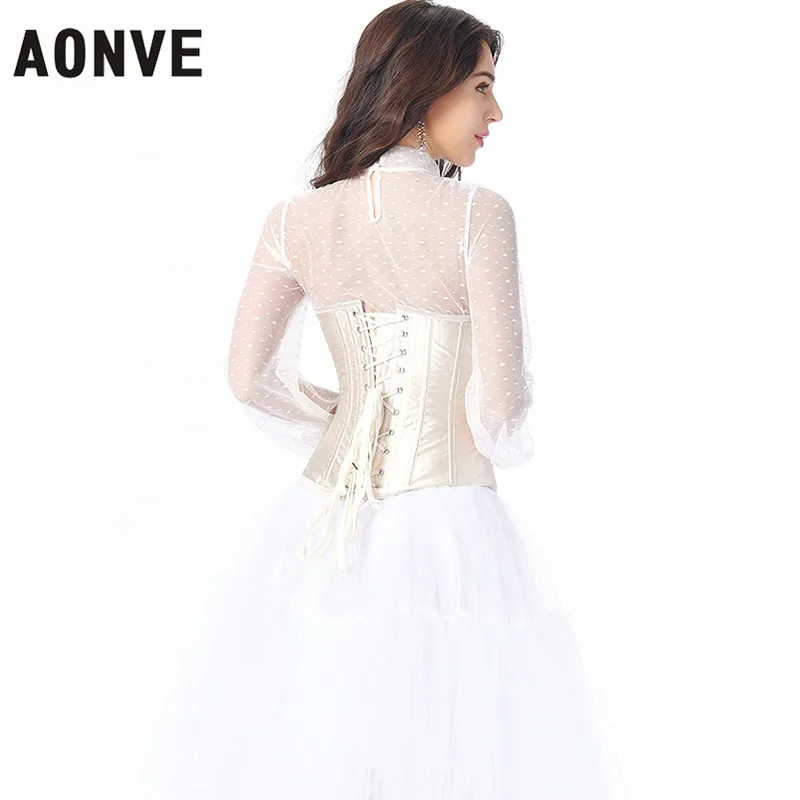 AONVE сексуальный корсет в стиле стимпанк женское белье свадебный готическом топ