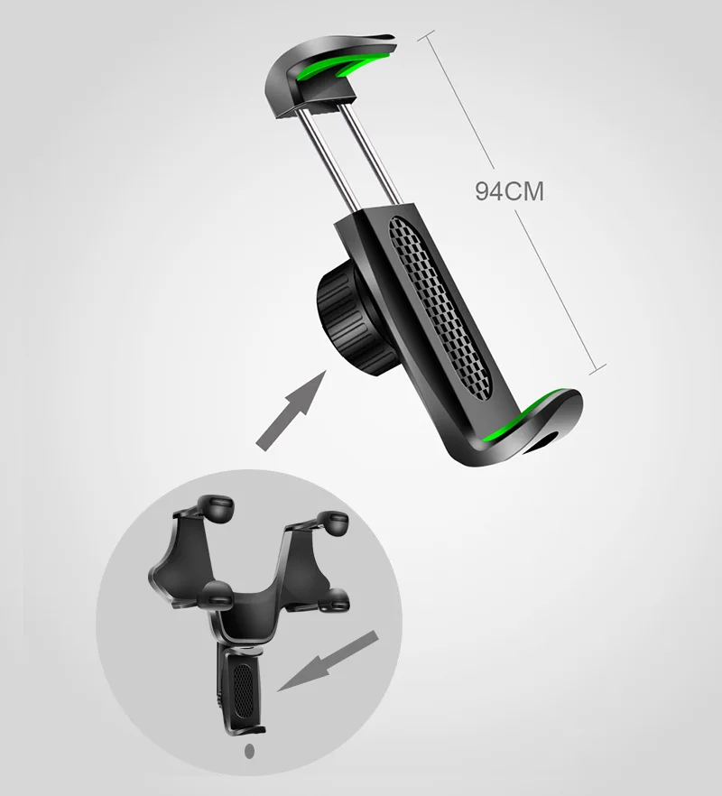 

New rearview mirror mobile phone bracket car rearview mirror general multi function vehicle navigation bracket dash cam
