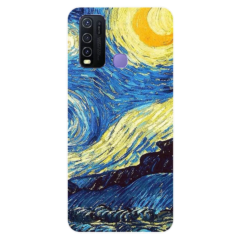 

For Vivo Y50 Case 6.53" Soft TPU Tiger Back Cover Case For Vivo 1935 Silicone Case Funda For Vivo Y50 Y 50 VivoY50 Phone Cases