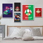 Современный Супер Марио современный минимализм холст картина плакат плакаты и принты Гостиная Украшение стены
