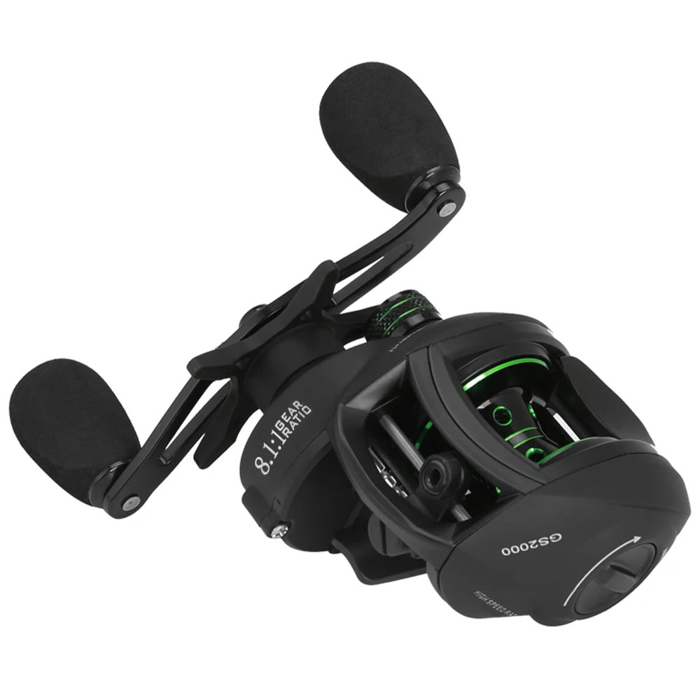 Рыболовная катушка Lixada 17 + 1 шарикоподшипник с магнитным тормозом Подарочная