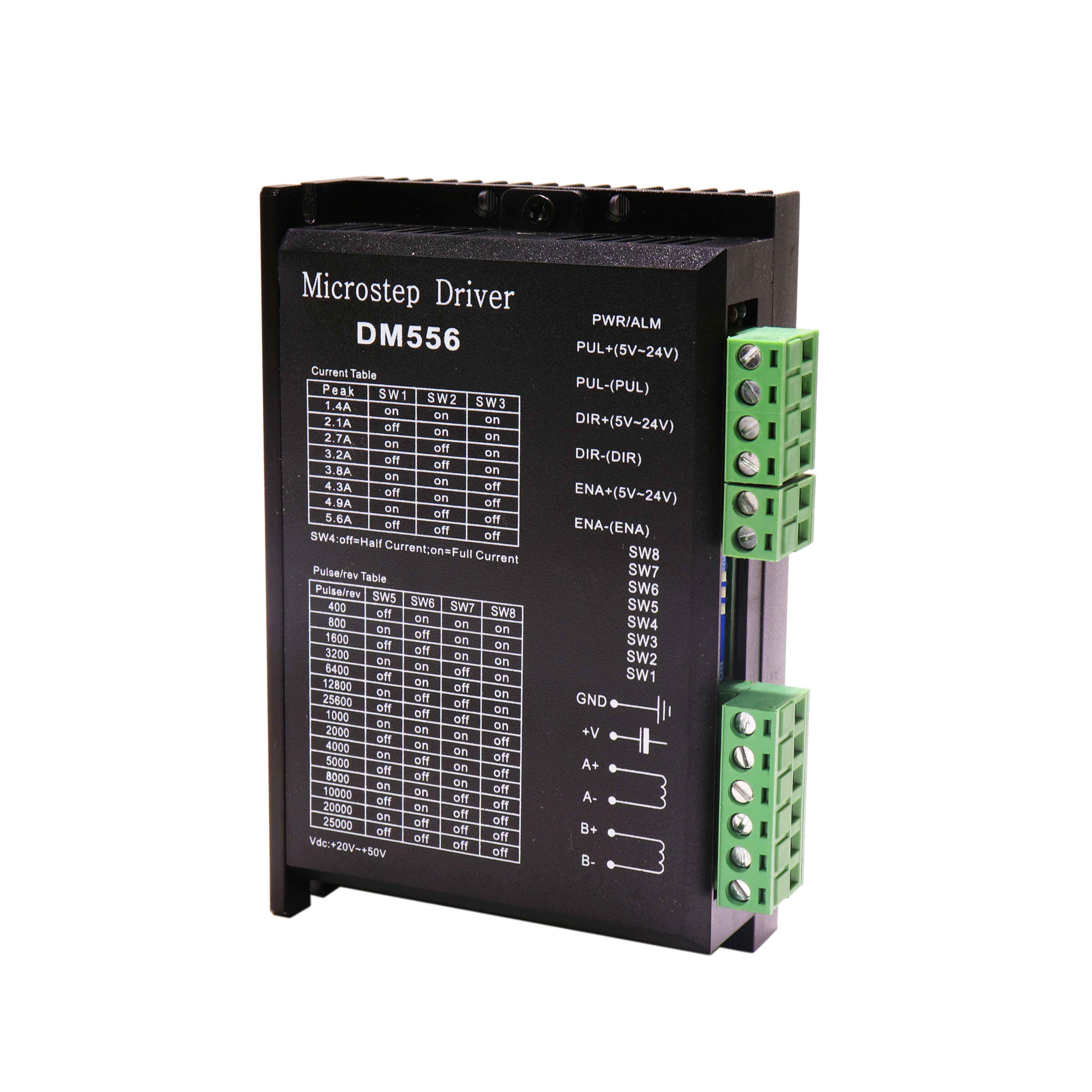 Гибридный Серводвигатель NEMA 23 с ЧПУ DM556 50VDC 2-фазный цифровой 57/86 4.2A Драйвер