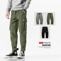 streetwear jogging pants mens cargo pants sports sweatpants male elastic waist man casual tracksuit trousers 2020 summer