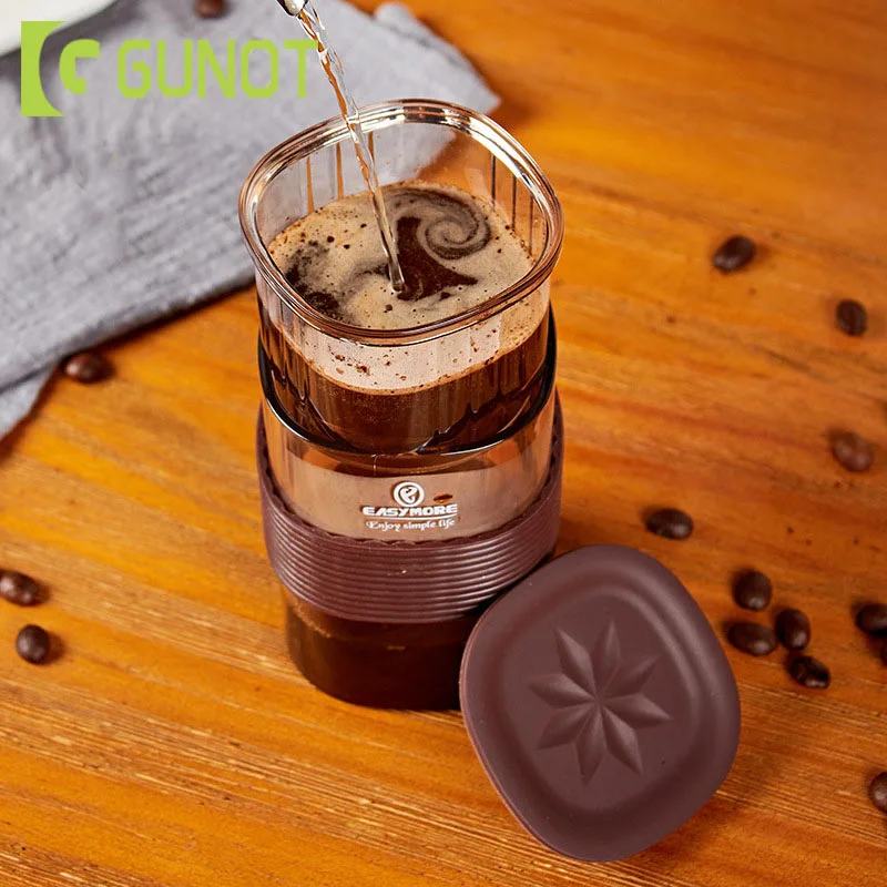 3 в 1 кофейник из тритана с фильтром нержавеющей стали|Кофейники| |