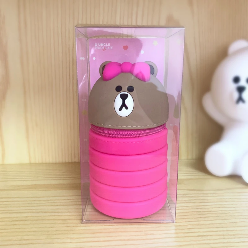 Милый телескопический держатель для макияжа ручка сумка канцелярские