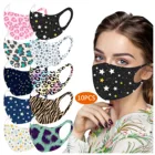 10 шт., Маски из вискозы для защиты лица