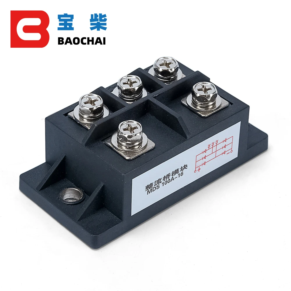 MDS100A AMP 1600V трехфазный диодный выпрямительный мост 100A модуль Управление диодными
