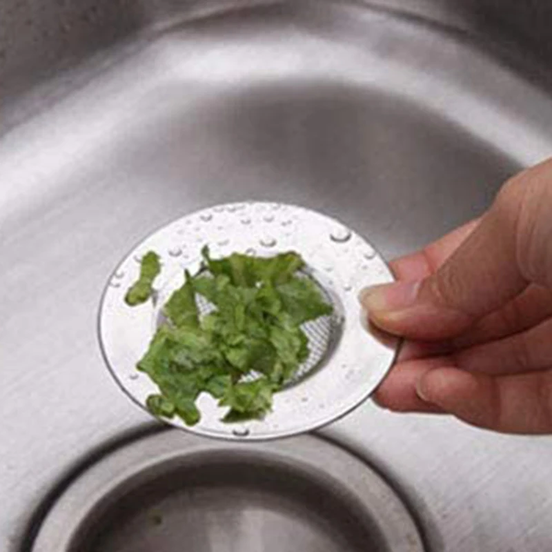 

Kitchen stainless steel sink filter bathroom floor drain slag trap food slag trap household floor drain kitchen cleaning tools