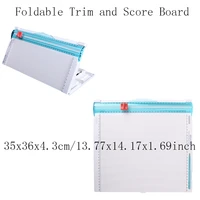 foldable trim and score board foldable board easy storage convenient tool for creating boxes cards envelopes gift bags paper2021