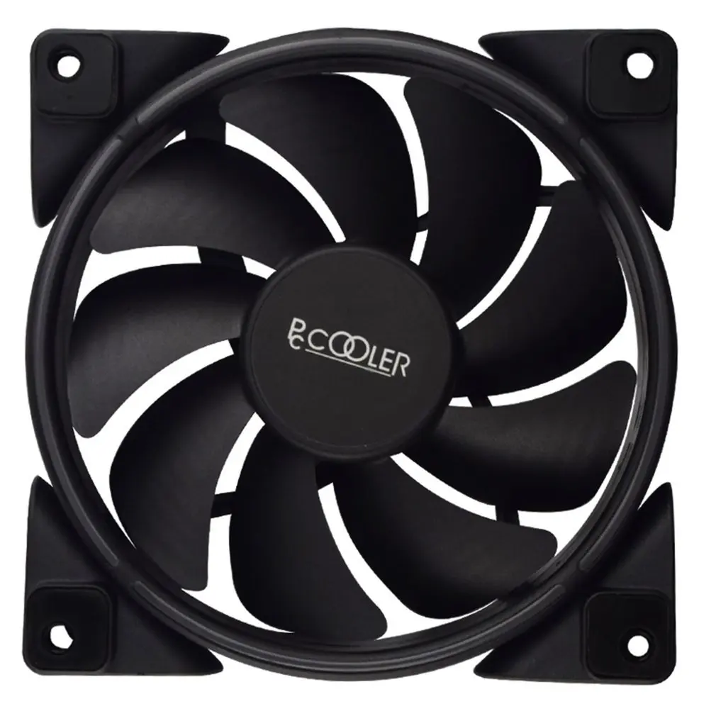 PCCOOLER 12 см RGB светодиодный светильник PC охлаждающий вентилятор Smart 4 Pin PWM тихий