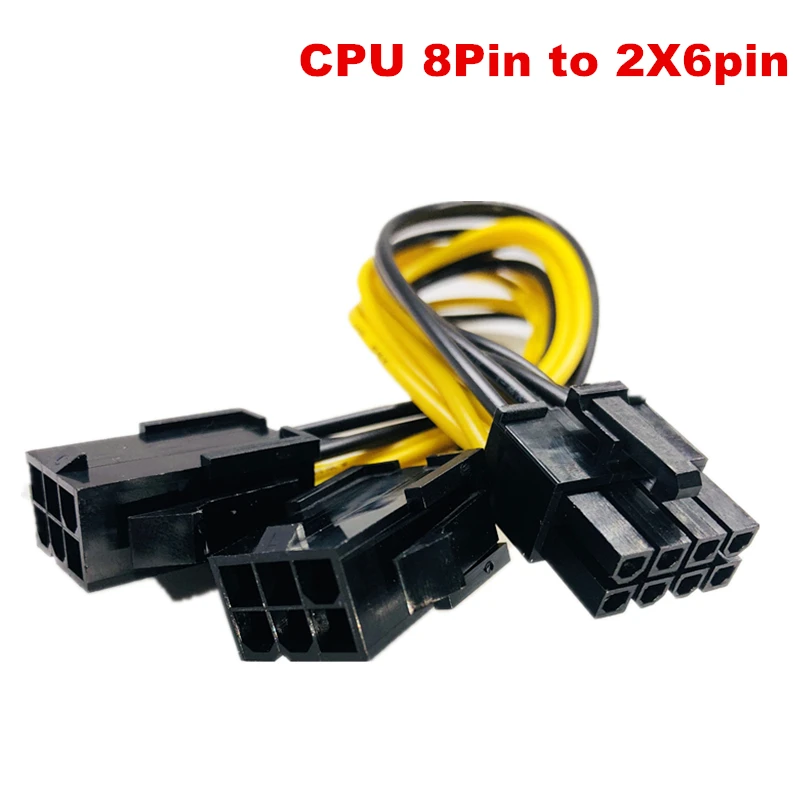 1 шт. адаптер питания для графического процессора 2x6-8pin | Компьютеры и офис