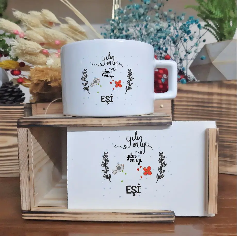 

The year 'S Best Wife Design Wood Boxed Luxury Cup Mug