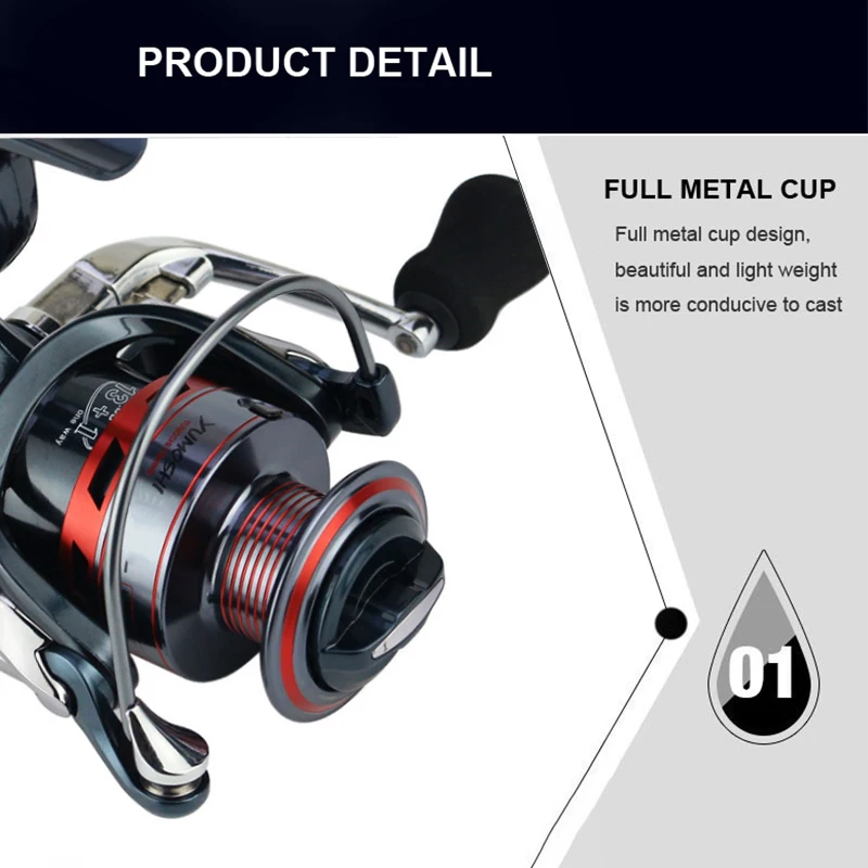 

High Quality 13*1BB Double Spool Fishing Reel 5.5:1 4.7:1 Gear Ratio High Speed Spinning Reel Casting reel Carp For Saltwater