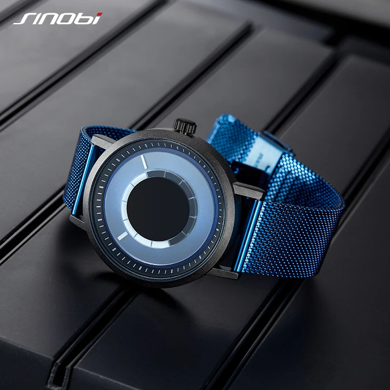 Часы наручные Sinobi Мужские кварцевые модные водонепроницаемые брендовые