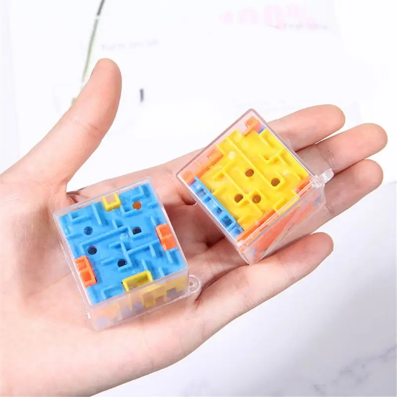 

3 Colors Puzzle Maze Toy Brain Game Challenge Fidget Toys Balance Educational Toys Keychain Kids Toys Gift