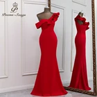 Сексуальное красное вечернее платье на одно плечо, вечерние платья, элегантные вечерние платья, женские вечерние платья на выпускной