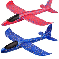 48cm big foam plane glider hand throw airplane outdoor toys for children kids girls boys gifts 3 6 7 8 9 10 11 15 years