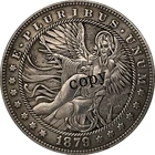 Хобо никель 1879-CC США Монета Моргана доллар копия Тип 282