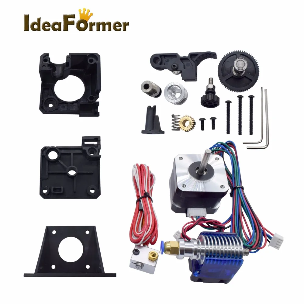 Titan 34H 12V V6 Titan экструдер Hotend для 1,75 мм Насадка накаливания RepRap i3 E3D V6 J-Head Makerbot универсальное Обновление 3d принтер - Цвет: Titan 34H 12V V6