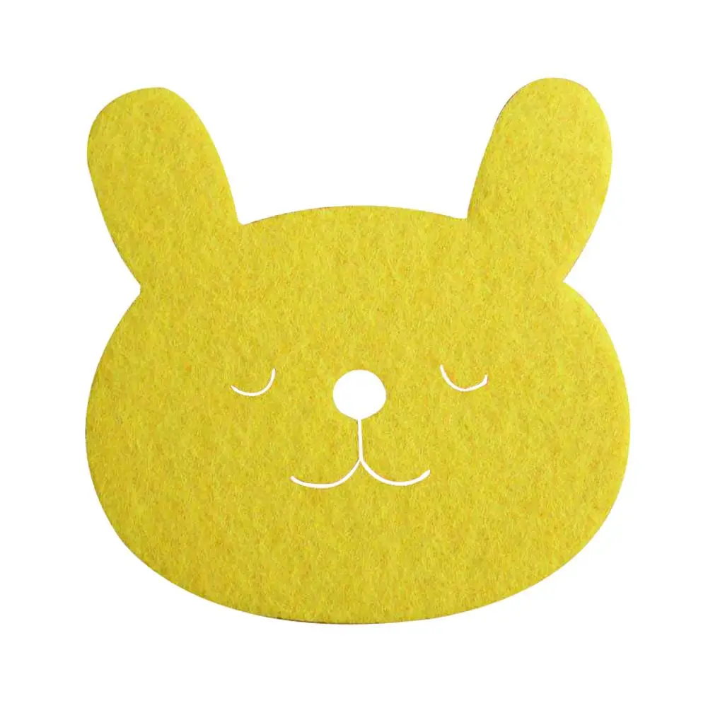 2020 новый коврик подставка с желтым Кроликом пасхальный декоративный для стола