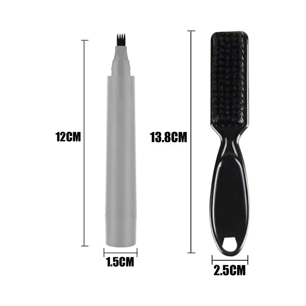 

Multiple Colour Beard Filling Kit Beard Filler Waterproof Enhancer Moustache Shaping Moustache Coloring Beard Brush Tools V4Y1